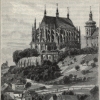 Kutná Hora 1880 chrám sv. Barbory